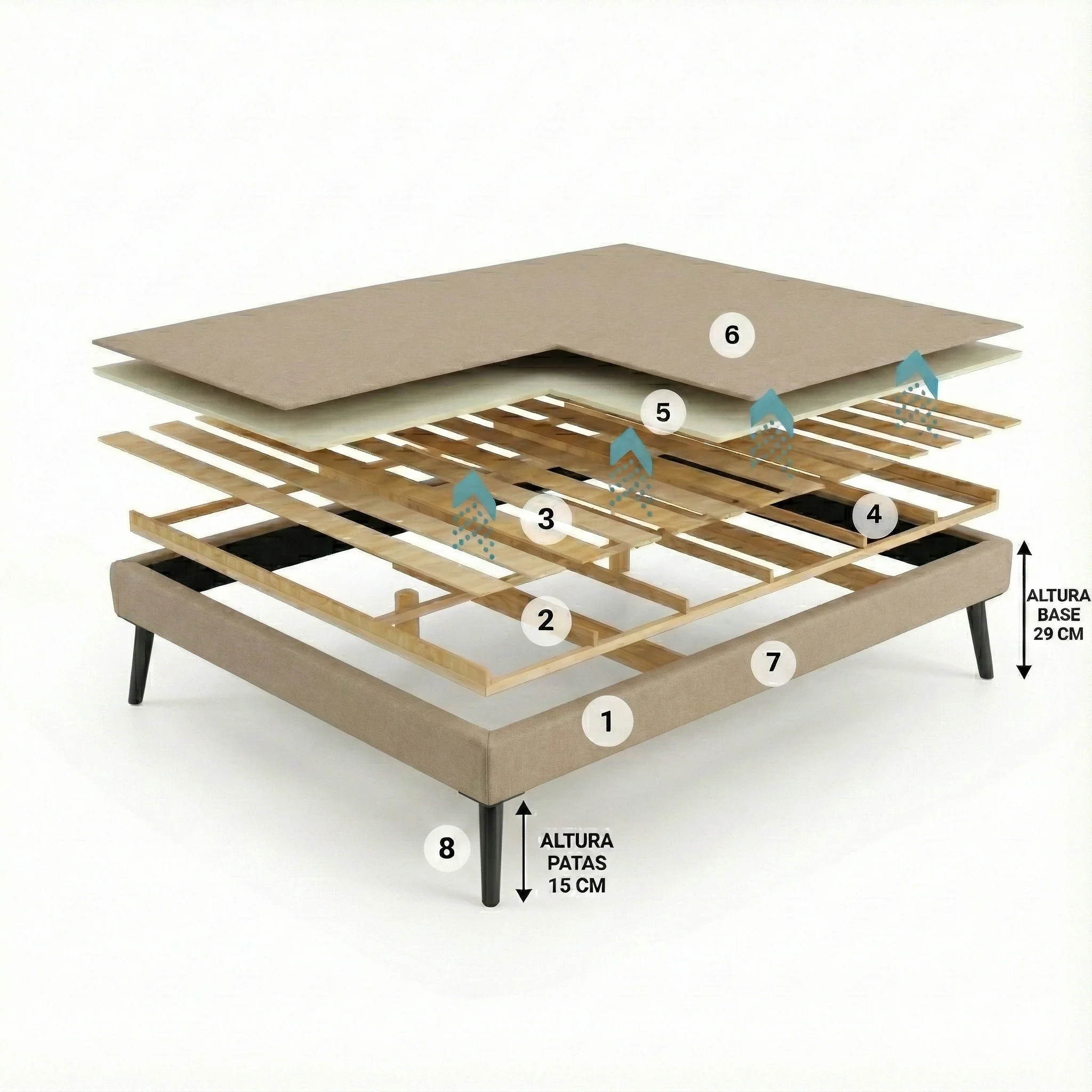Base Tapizada Naxos - Image 11